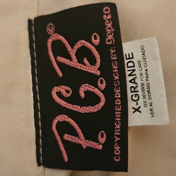 Vtg PGB 1980s Cheetah Beige Oversized  Long Sleeve Button Down Shirt - Picture 9 of 10